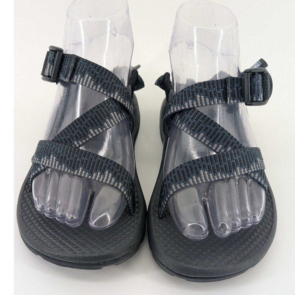 Chaco Kids Z1 Ecotread Black Gray Patterned Sport Sandals J180271 Size 2